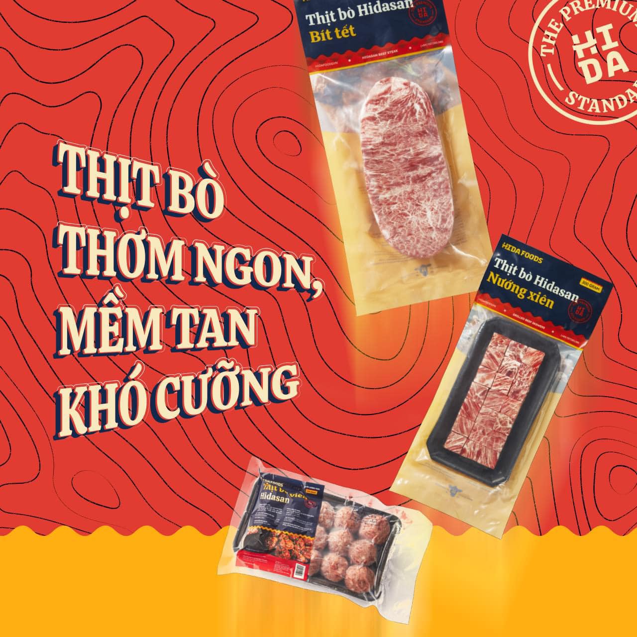 Các sản phẩm thịt Hida Foods đạt chất lượng, cực tươi ngon 