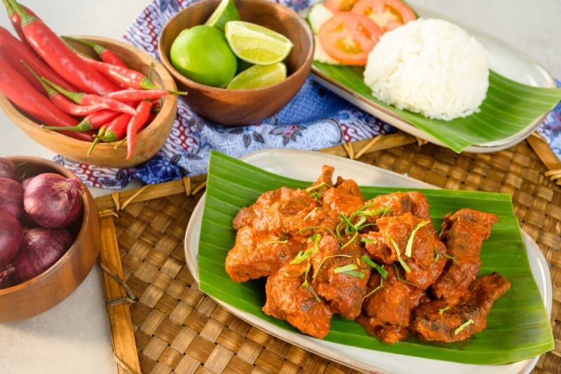 Nguyên liệu quan trọng cho món Rendang bò