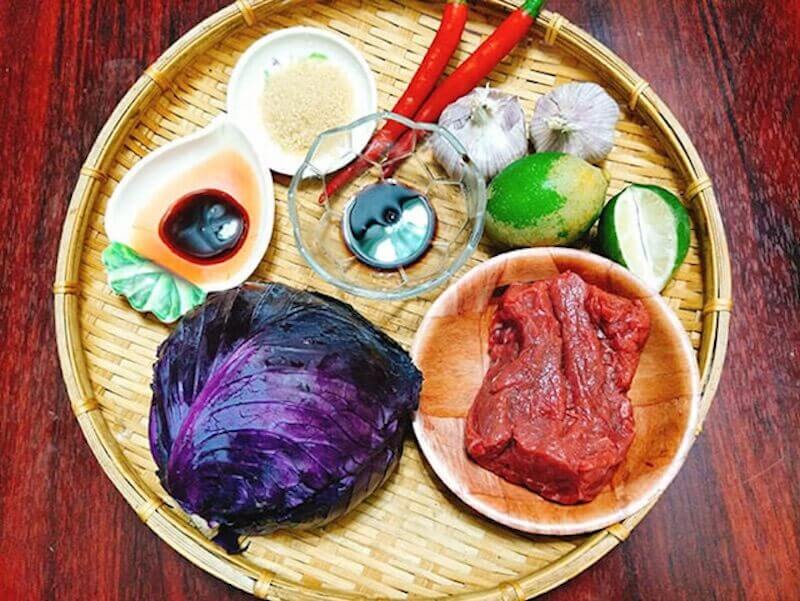 Nguyên liệu cần chuẩn bị cho món ăn
