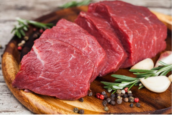Thịt bò có giá trị dinh dưỡng cao 