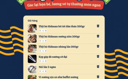 GÁC LẠI BỘN BỀ, LƯƠNG VỀ TỰ THƯỞNG MÓN NGON