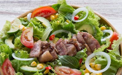 Salad thịt bò là món ăn thơm ngon, thanh mát 