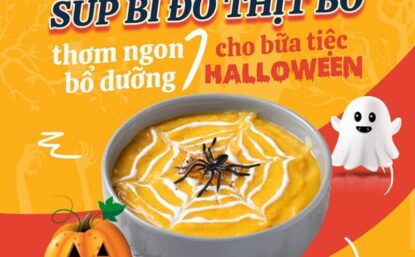 CÁCH LÀM SÚP BÍ ĐỎ THỊT BÒ THƠM NGON, BỔ DƯỠNG CHO BỮA TIỆC HALLOWEEN