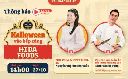 Halloween vào bếp cùng Hidafoods