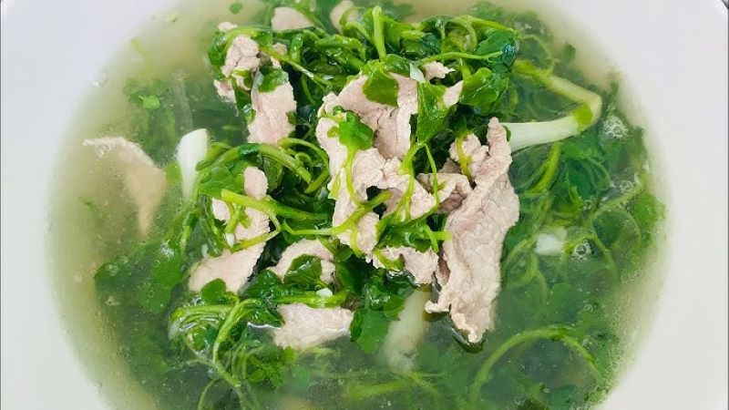 Bí Kíp Nấu Canh Bò Rau Cải Xoong Thơm Ngon, Bổ Dưỡng