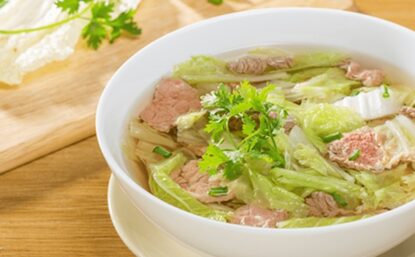 Cách Nấu Canh Bắp Cải Thịt Bò Thanh Đạm Lạ Miệng